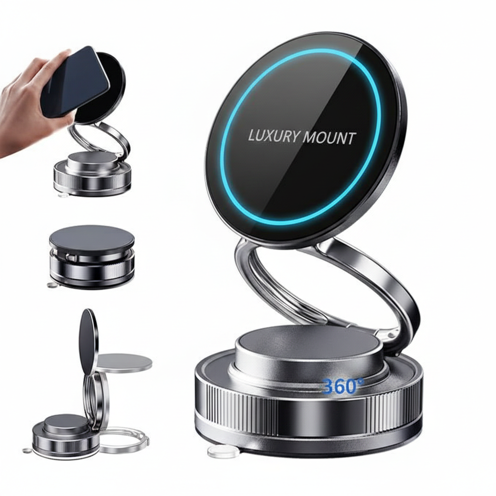 360° Luxury Magnetic Car Mobile Holder