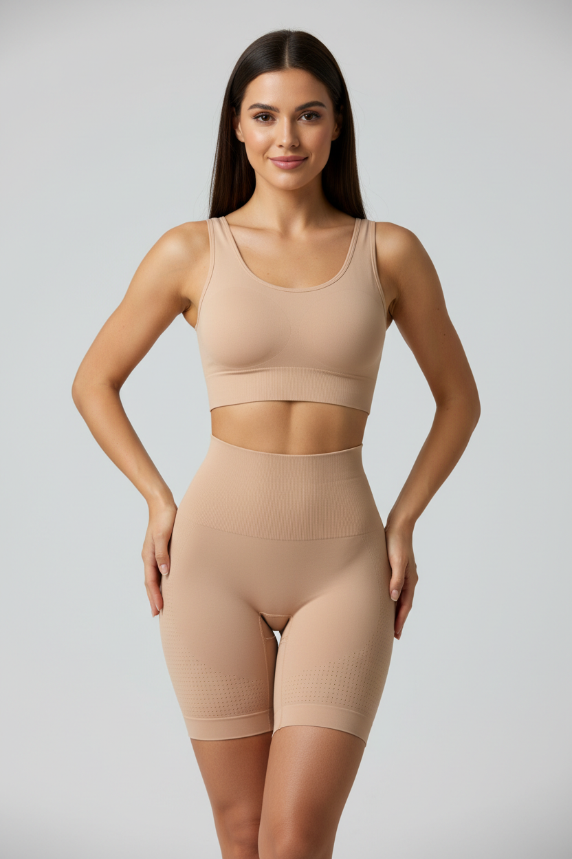 4-in-1 Sculpting Body Shaper for Women ek model ke sath banavo