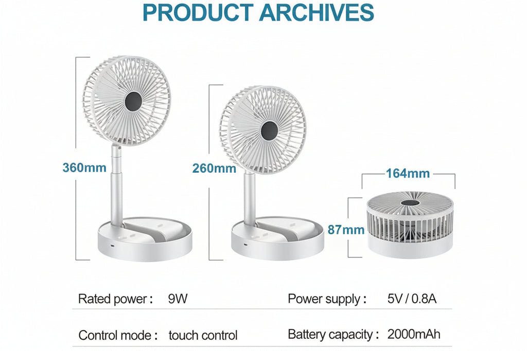 Mini Handheld Portable USB Fan