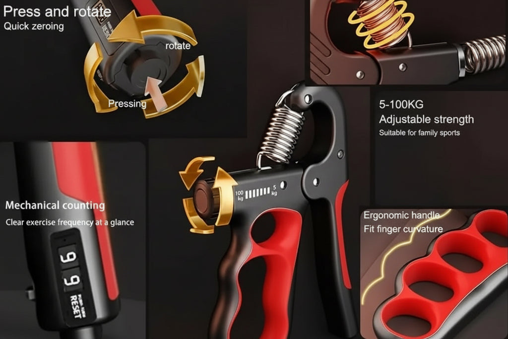 Hand Strengthener Adjustable Dynamometer