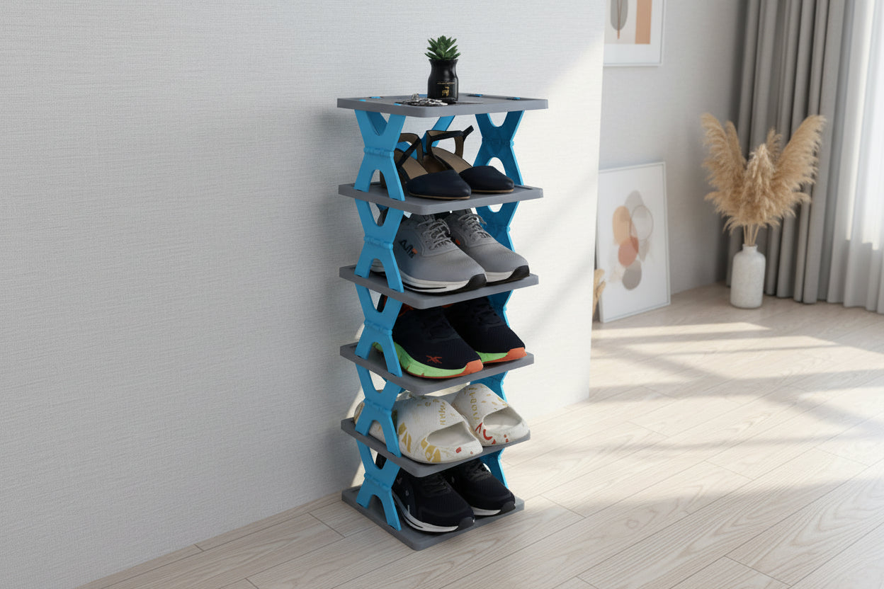 Smart Foldable Shoes Tier Shoe Rack 4 Layer