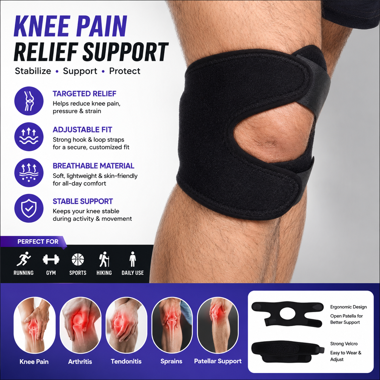 Athloseen Knee Pain Relief(Piece of 2)