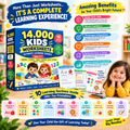 14,000 Kids Worksheets – Ultimate Learning Bundle