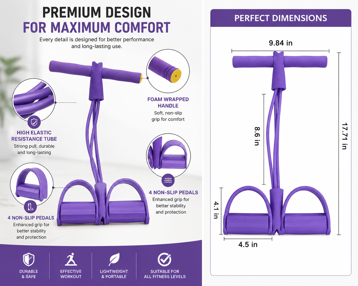 Resistance Pedal Exerciser