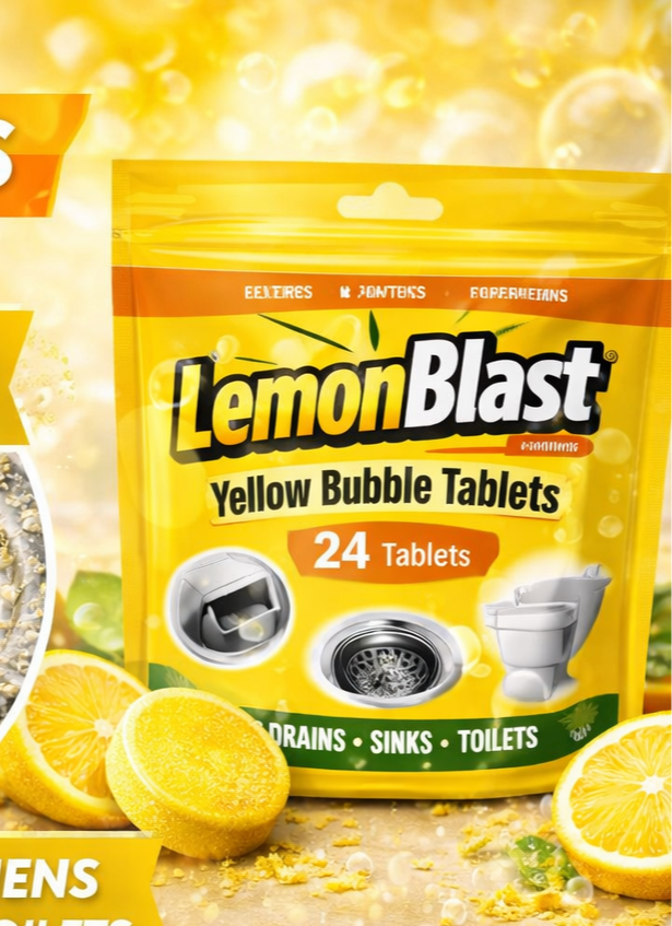 LemonBlast Yellow Bubble Tablets (24pc)