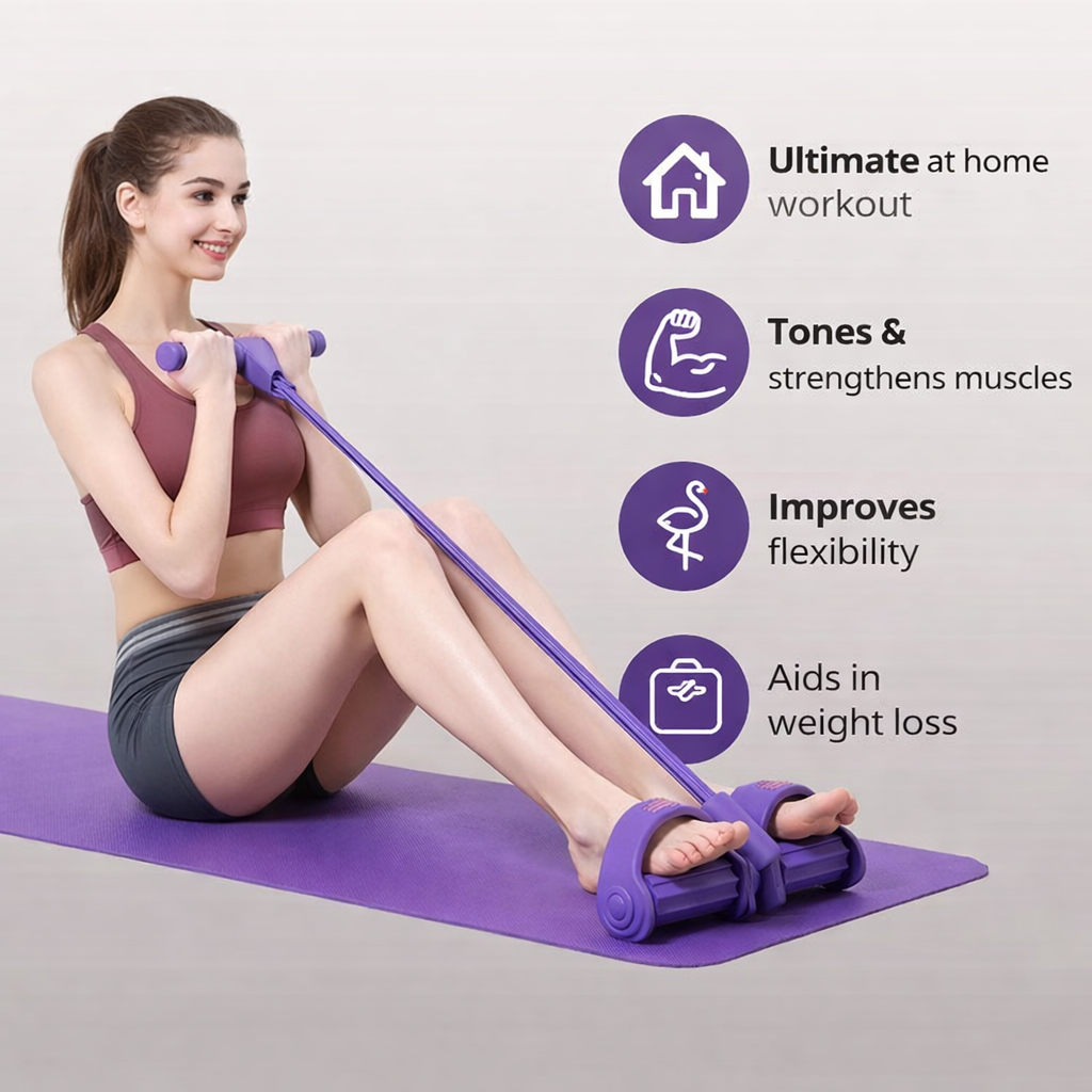 Yoga Pedal Puller Resistance Band Fitness Equipment