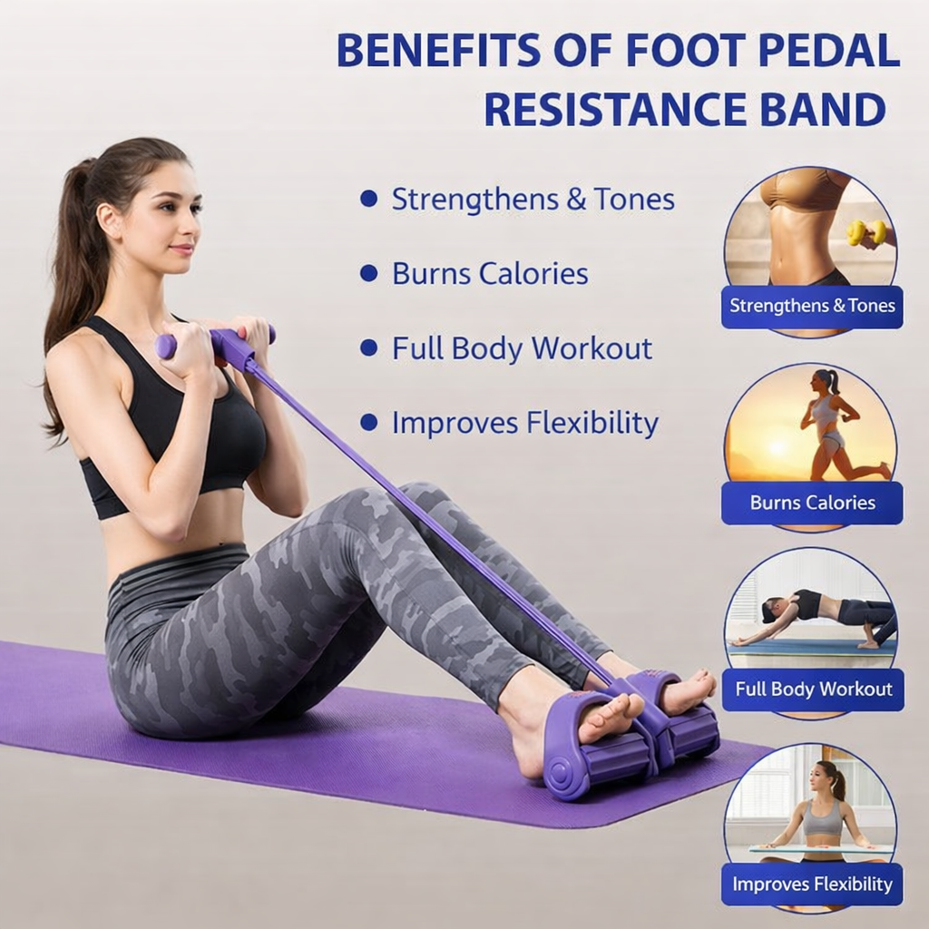 Yoga Pedal Puller Resistance Band Fitness Equipment