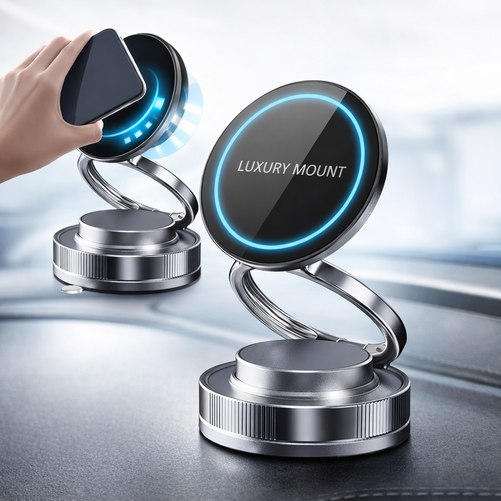 360° Luxury Magnetic Car Mobile Holder
