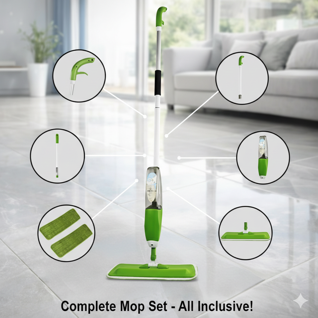 360° Microfiber Spray Mop