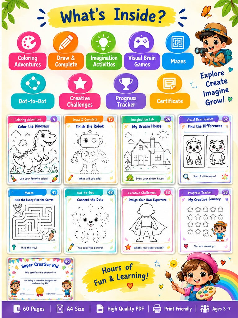 MY BIG CREATIVE KIDS ACTIVITY BOOK